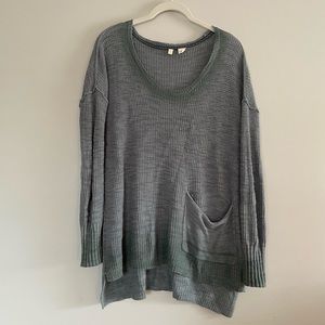 Anthropologie Moth Drop-Shoulder Tunic Sweater